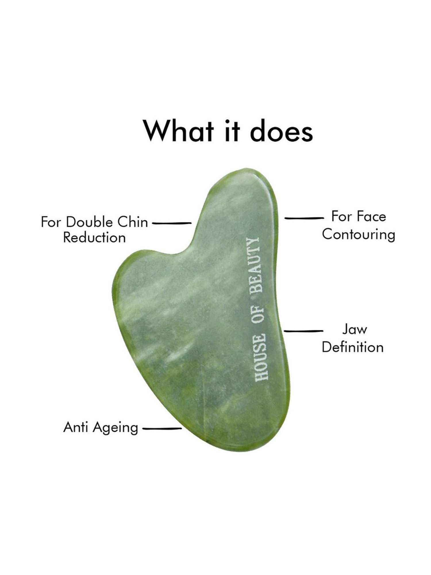 House of Beauty Jade Guasha Kit