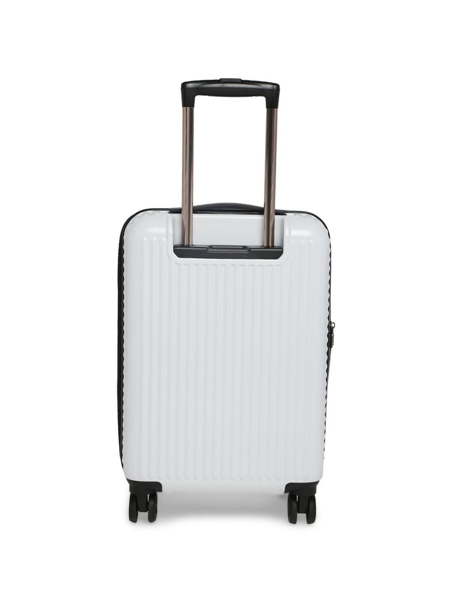 Perquisite Y2K Luxe Range White Hard 20" Cabin Luggage