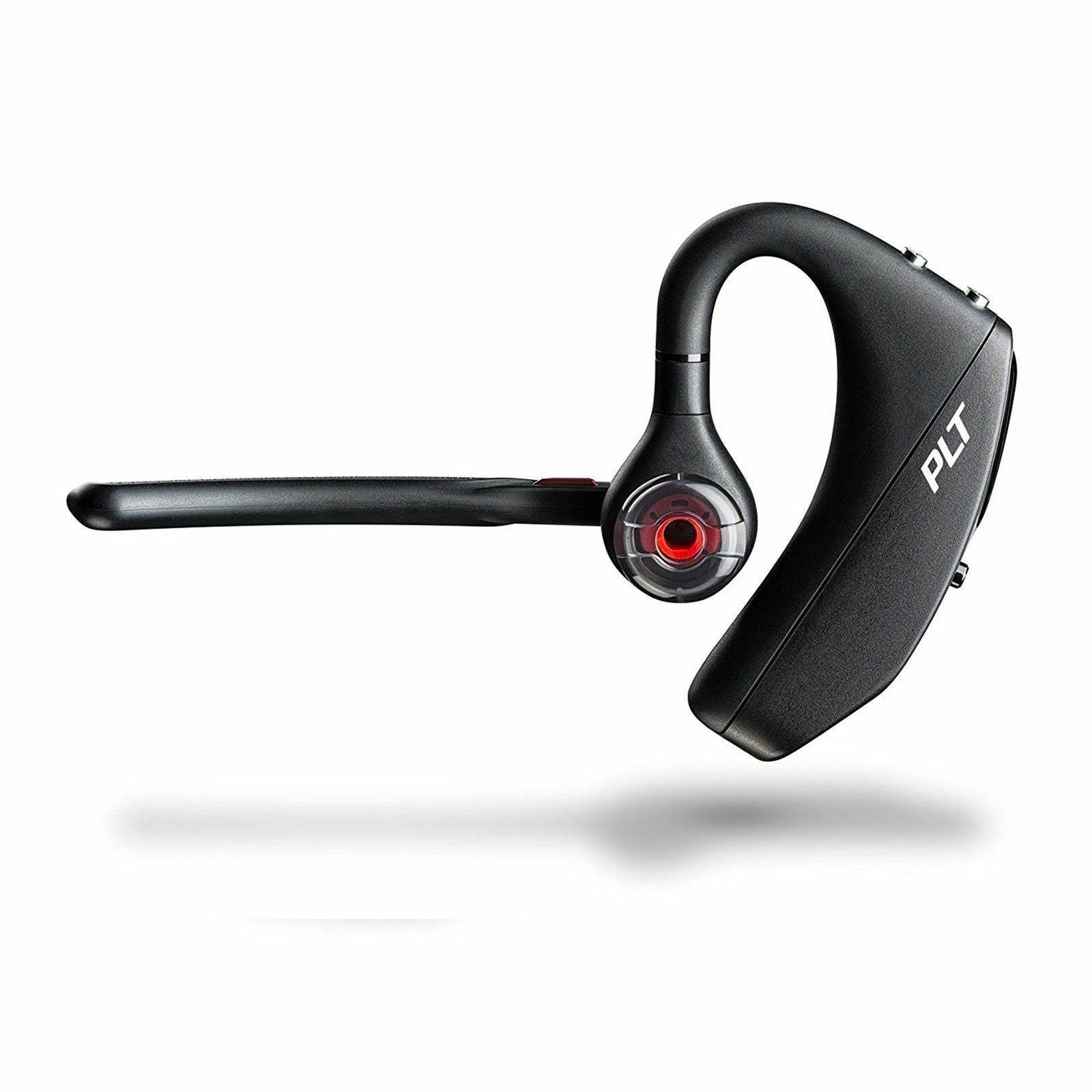 Plantronics Voyager 5200 Premium HD Bluetooth Headset with WindSmart Technology-R.efurbished