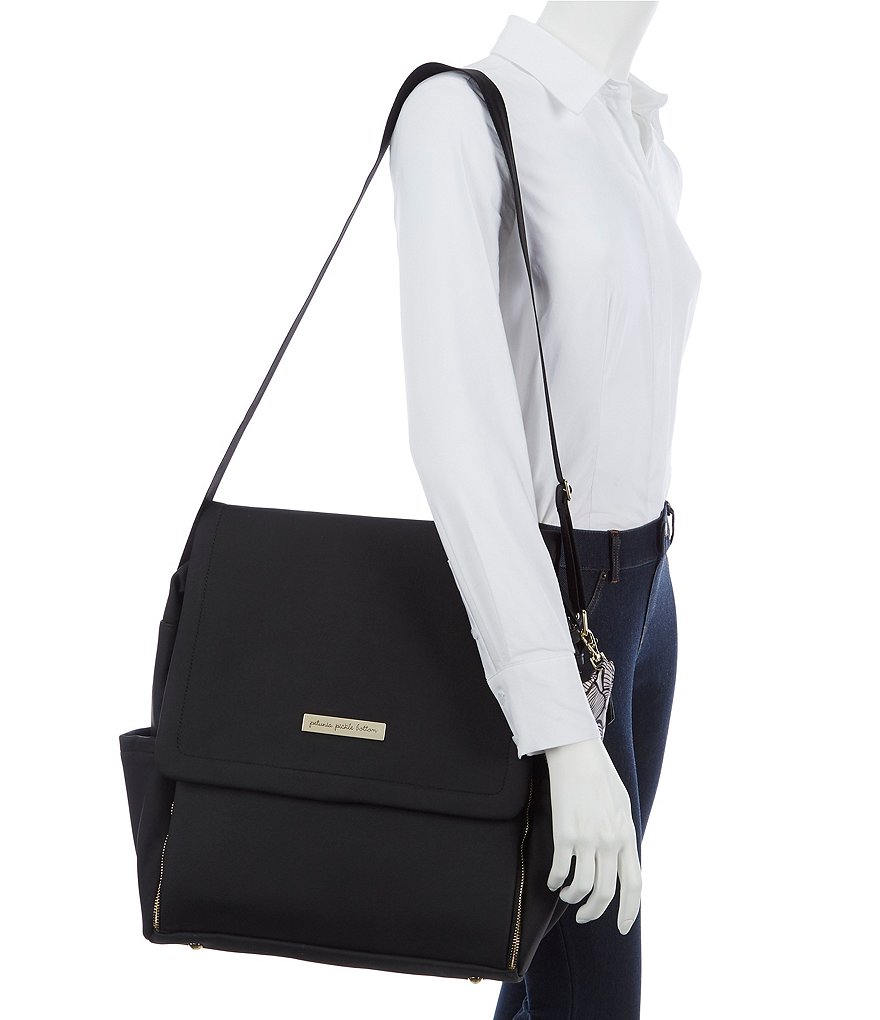 Petunia Pickle Bottom Matte Leatherette Boxy Backpack Diaper Bag