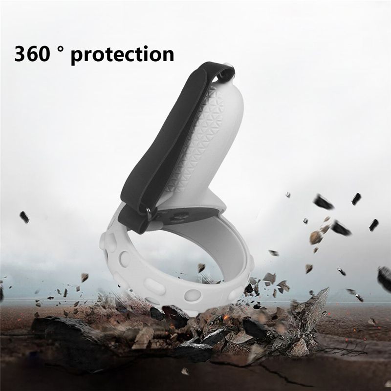 VR Accessories Protective Cover For Oculus Quest 2 VR Touch Controller Case With Knuckle Strap Handle Grip For Oculus Quest 2