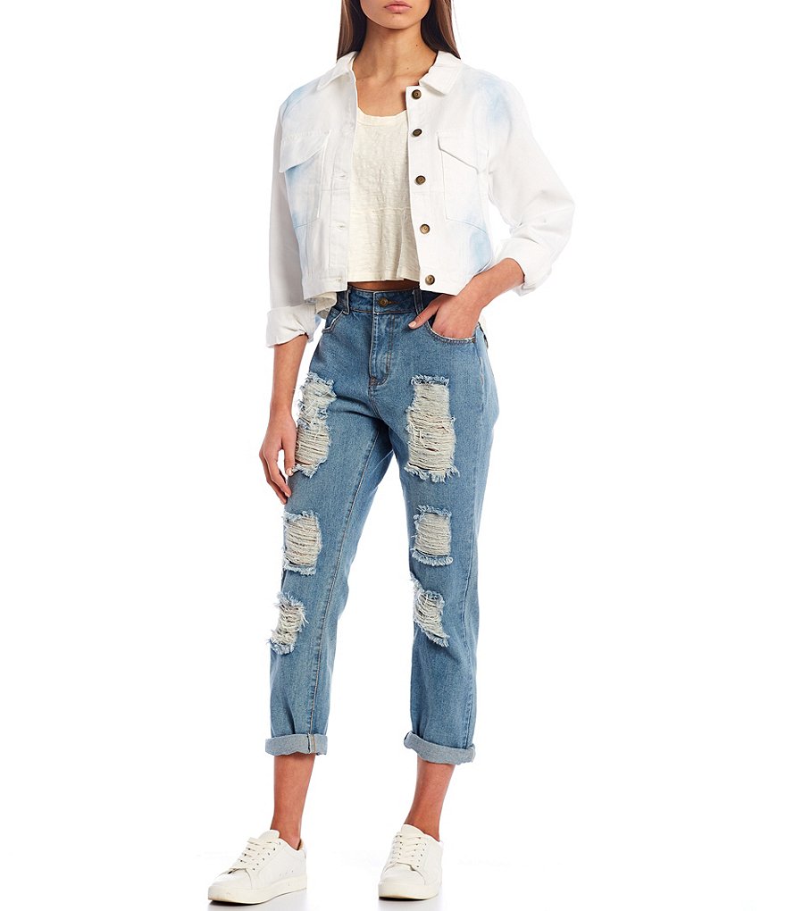 C&V Chelsea & Violet High Low Cap Sleeve Knit Tee