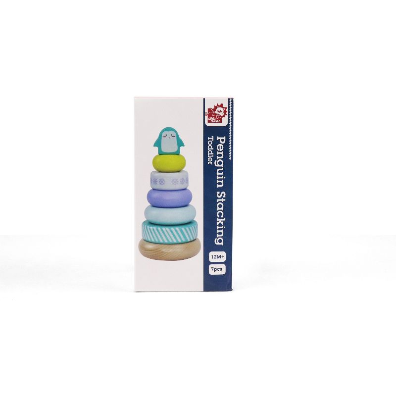 Leo & Friends Penguin Stacking Toddler Ring Tower