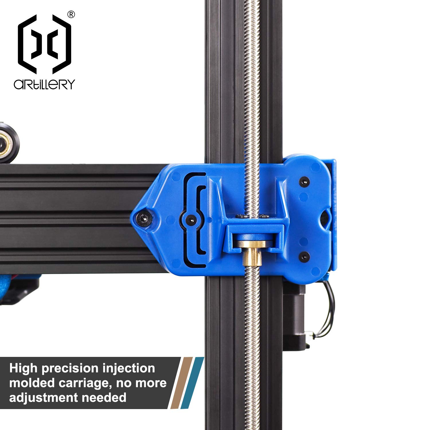 Artillery Genius 3D Printer High-Precision Dual Z-Axis TFT Screen Filament Runout Sensor & Power Failure Recovery