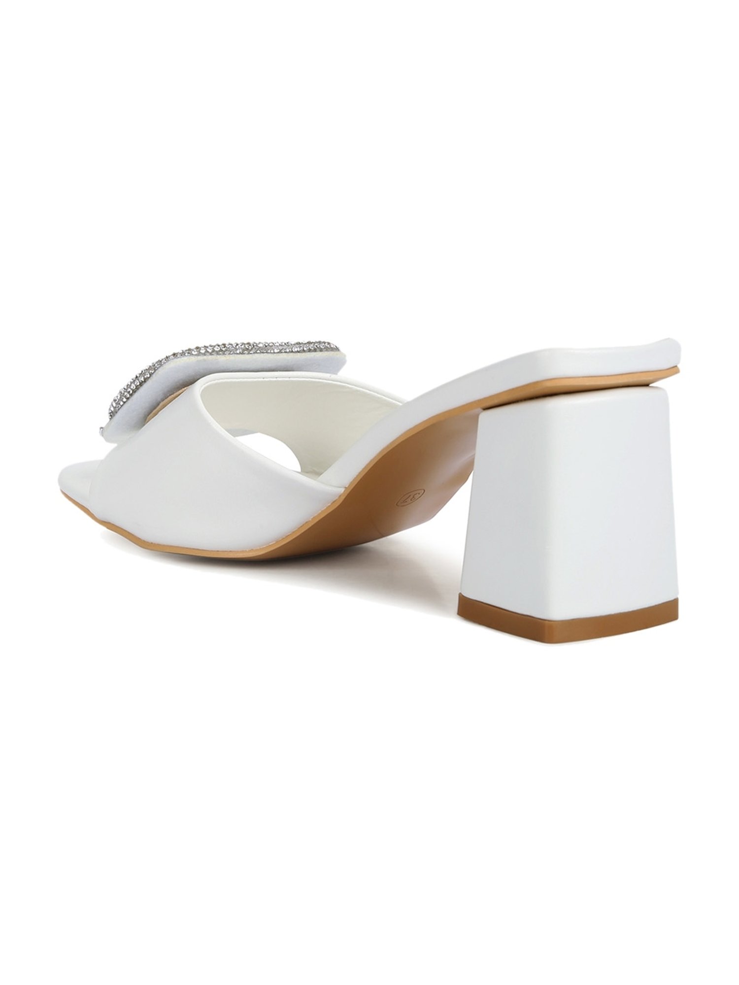 London Rag Women's White Casual Sandals