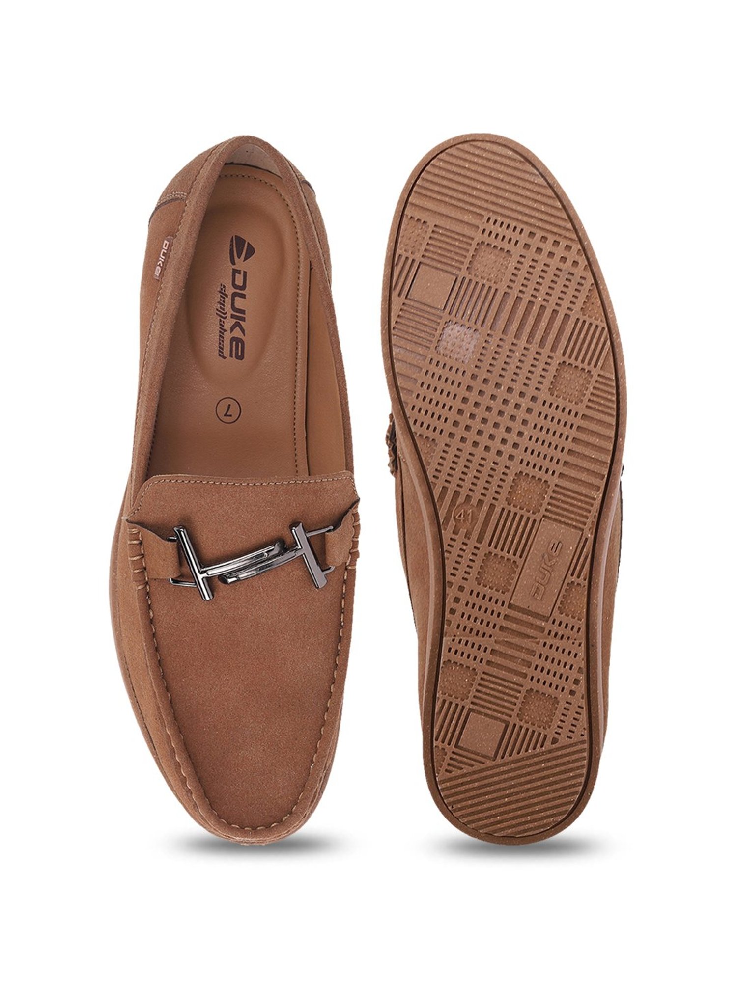 Duke Men's Tan Casual Loafers