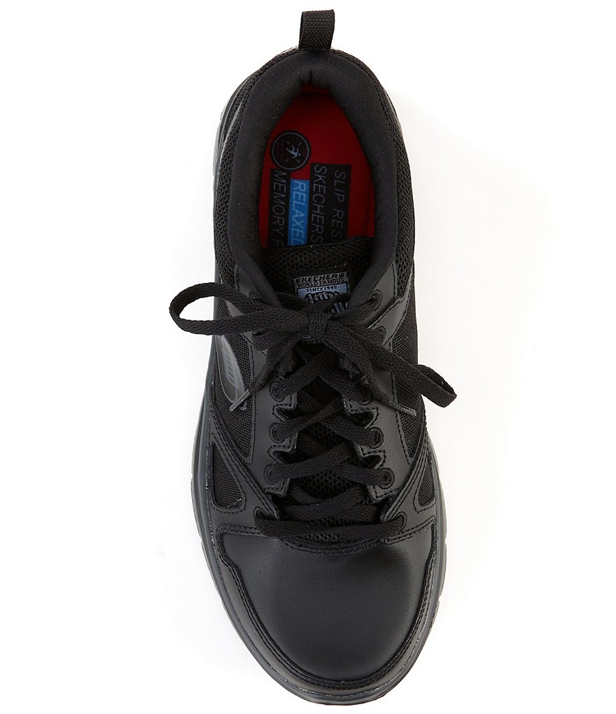 Skechers Men's Work Relaxed Fit Flex Advantage Slip Resistant Sneakers