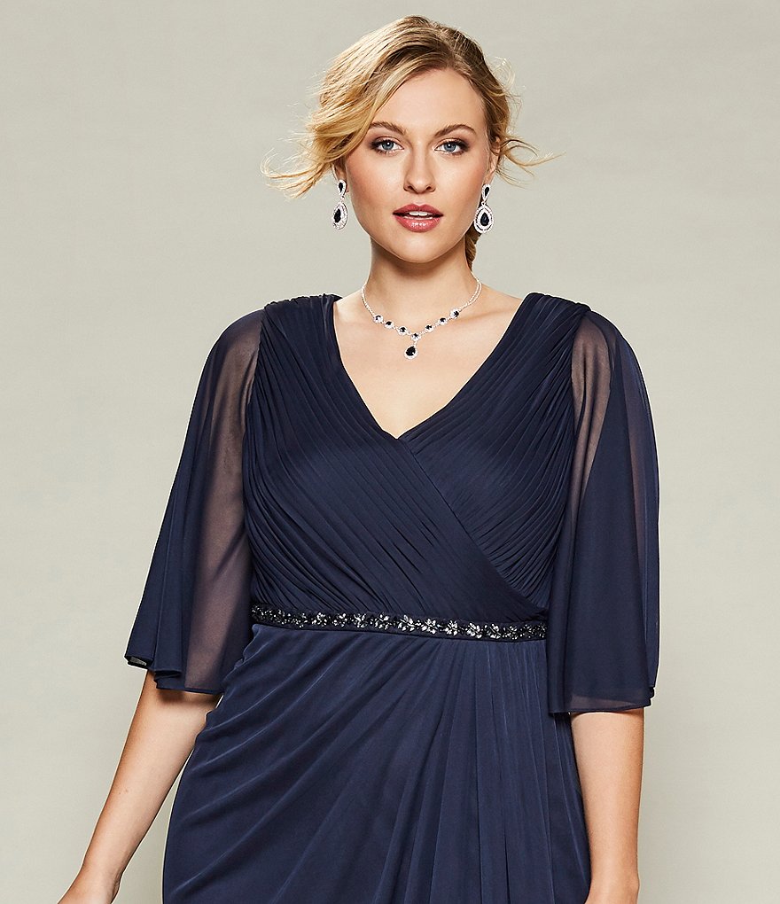 Gemma Layne Pave Teardrop Statement Earrings