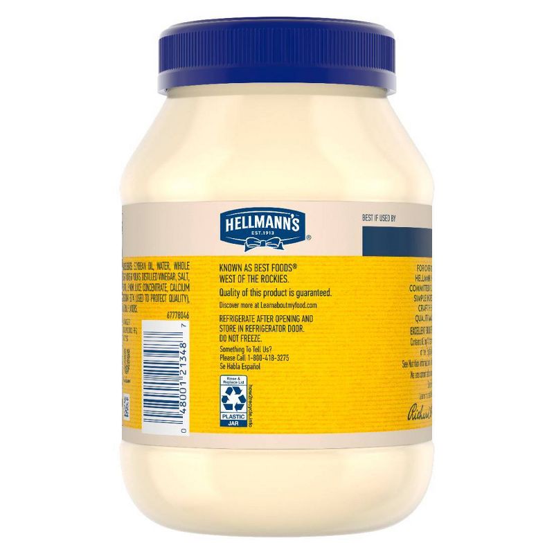 Hellmann's Mayonnaise Real - 30oz