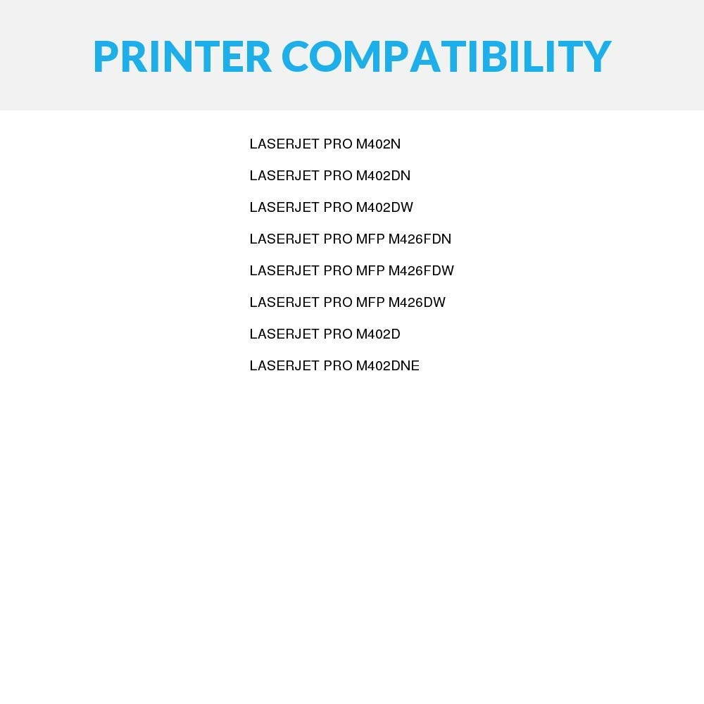 Speedy Inks - 4PK Compatible Replacement for HP 26A / HP26A / CF226A CF226 Black Toner Cartridge for use in HP LaserJet Pro M402n, M402dn, M402dw, M426fdn, MFP M426fdw
