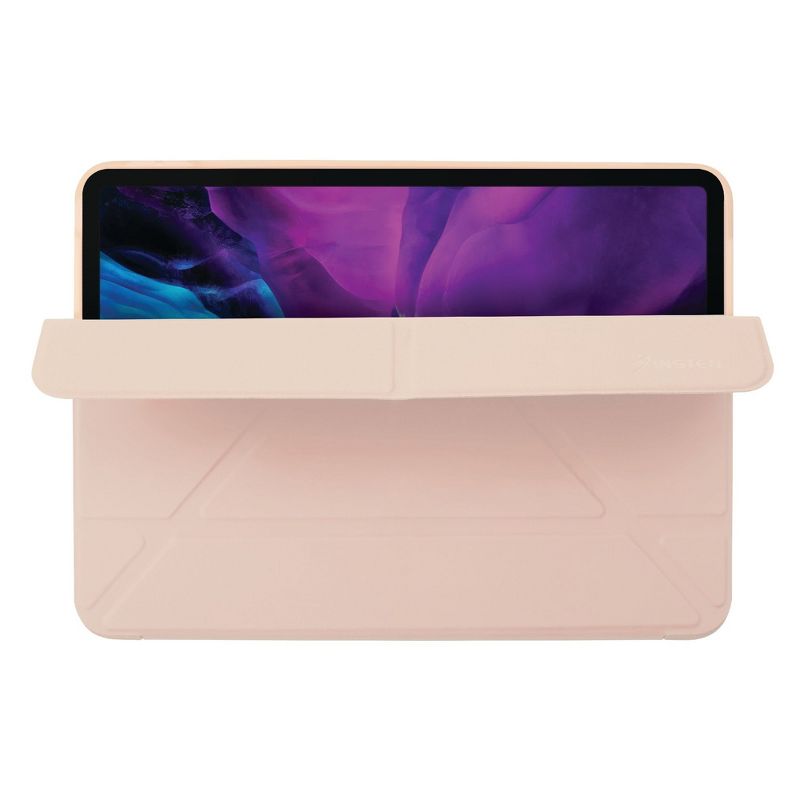 Insten - Tablet Case for iPad Pro 11" 2020, Multifold Stand, Magnetic Cover Auto Sleep/Wake, Pencil Charging, Light Pink