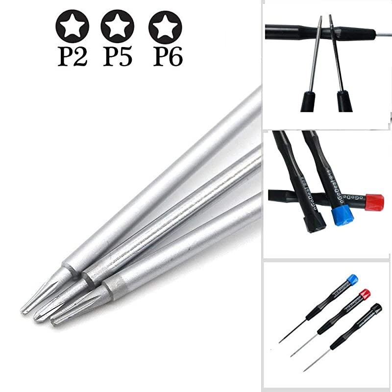 Pentalobe Screwdriver Set P2 P5 P6 5Point 5Star 08 mm 12 mm amp 15 mm 3Pcs Pentalobe Screwdriver Bits Or Ts1 Ts4 Ts5 for Apple iPhone MacBook Pro Air Retina Pentalobe Screwdriver