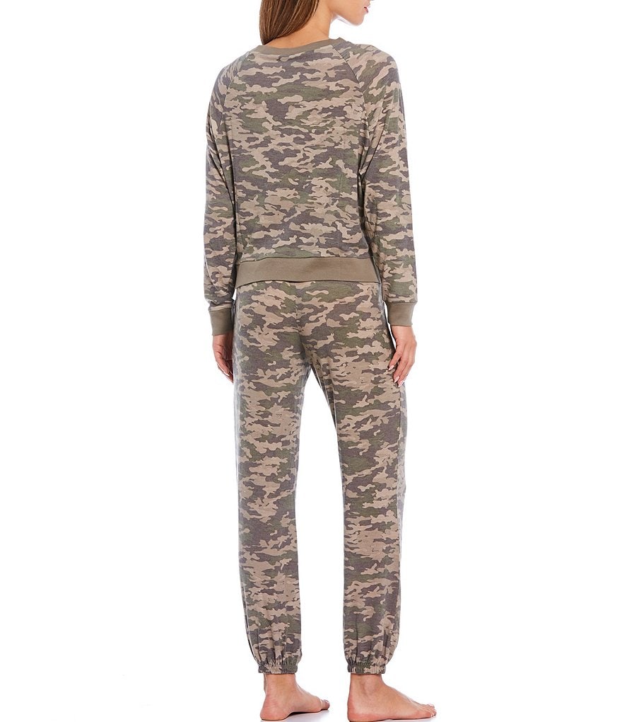Honeydew Intimates Star Seeker Brushed Jersey Camo Coordinating Lounge Set