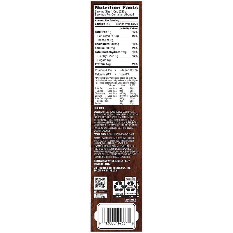 Stouffer's Frozen Lasagna Italiano Family Size - 38oz