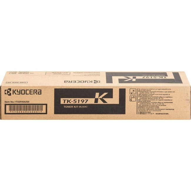 Black Toner Cartridge for Kyocera TK-5197K TASKalfa 306ci, TASKalfa 307ci, TASKalfa 308ci, Genuine Kyocera Brand