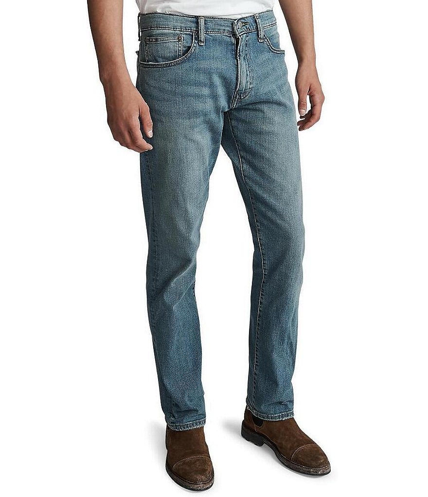 Polo Ralph Lauren Hampton Relaxed Straight-Fit Stretch Denim Jeans