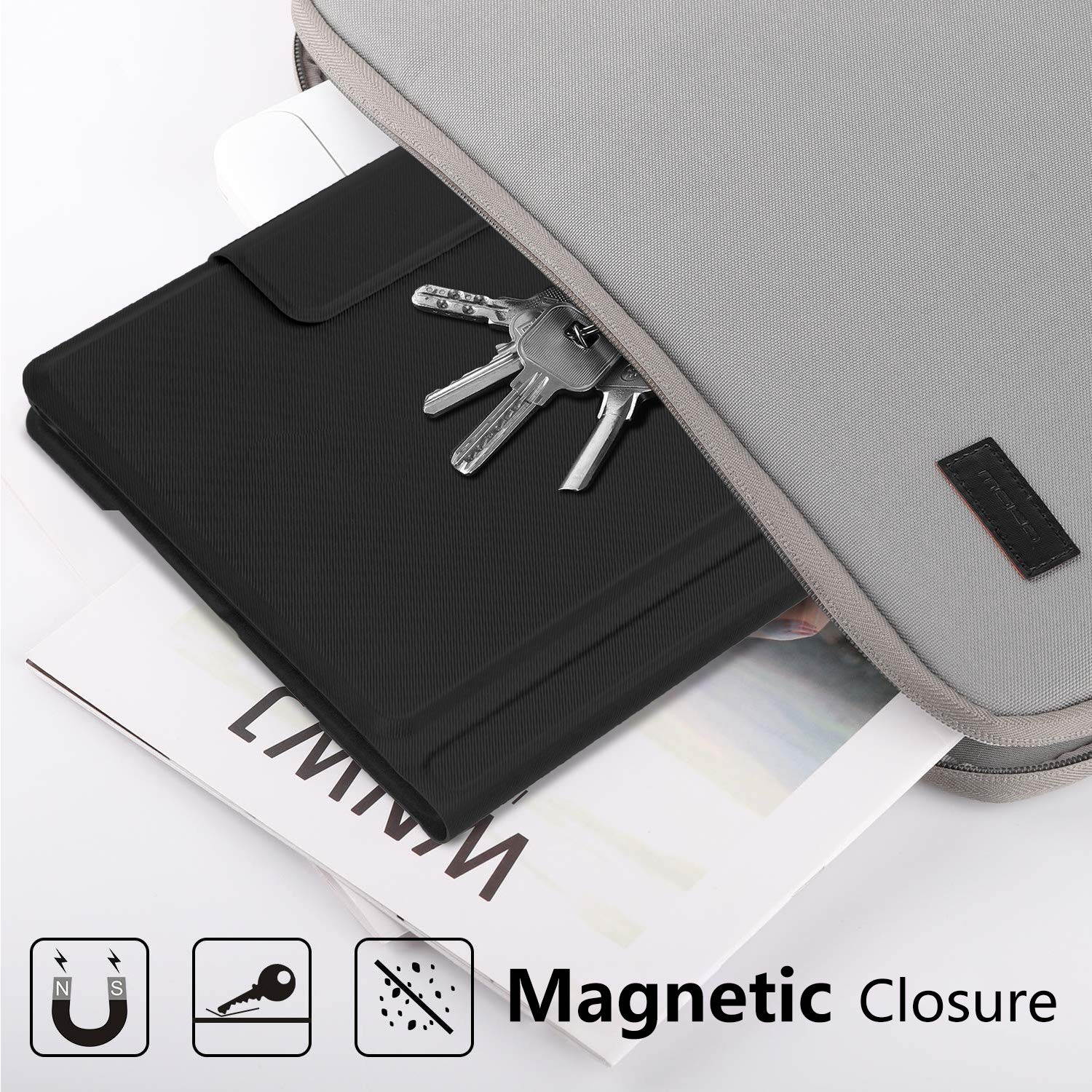 Surface Go Case with Keyboard Werleo Ultra-Thin Stand PU Leather Business Cover Wireless Bluetooth Keyboard Case for Microsoft Surface Go 10 inch 2018 Released