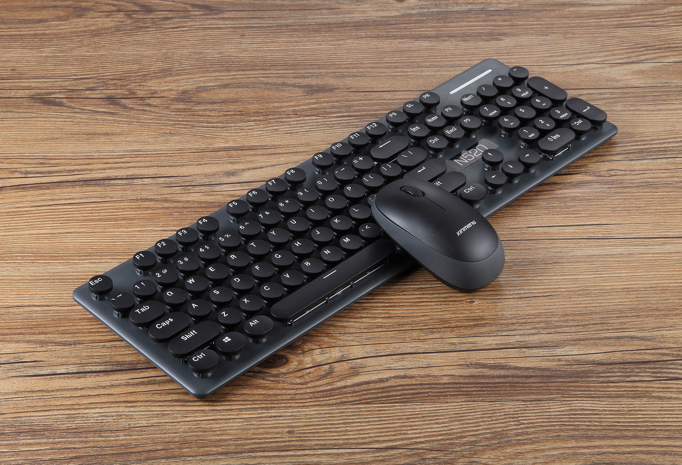 Xinmeng N520 Wireless Punk Manipulator Keyboard And Mouse Set Office Business Girl Keyboard And Mouse