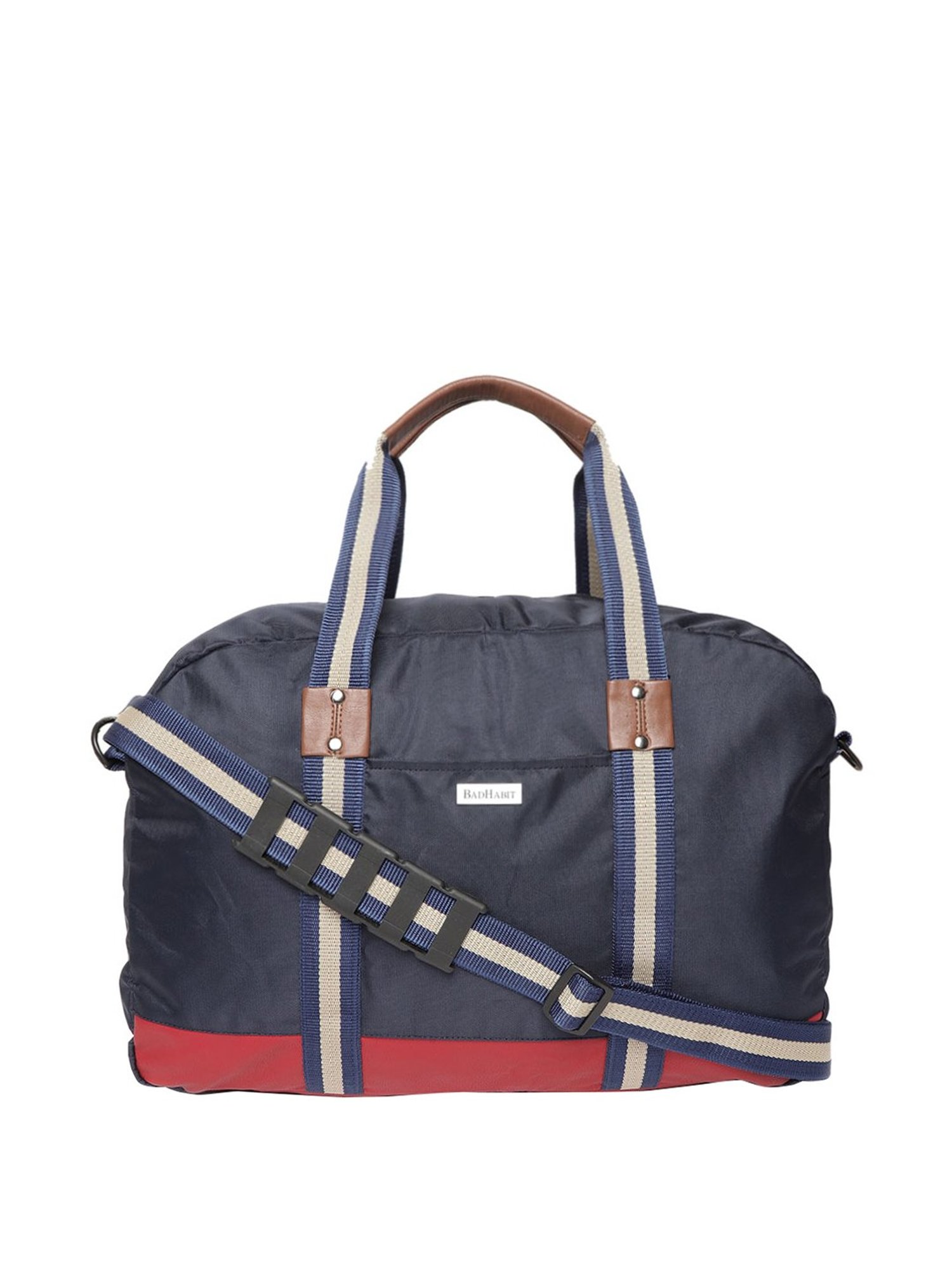 Bad Habit Navy Medium Duffle Bag