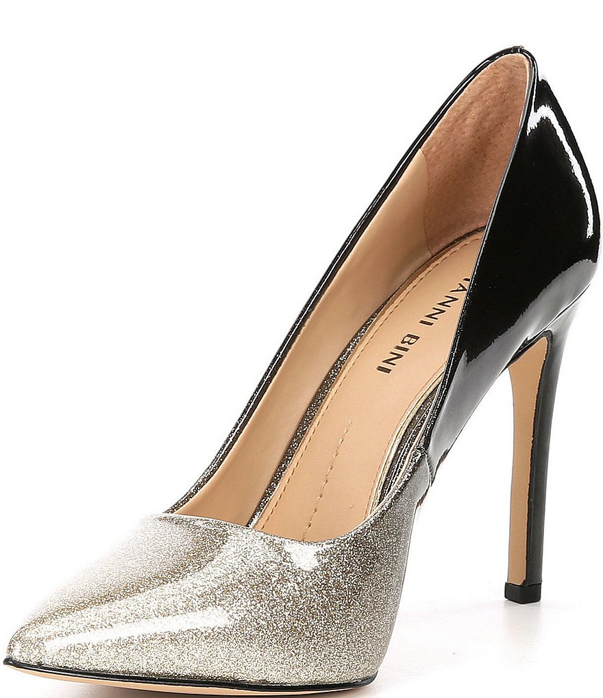 Gianni Bini IvyyaTwo Tone Ombre Patent Pointy-Toe Pumps