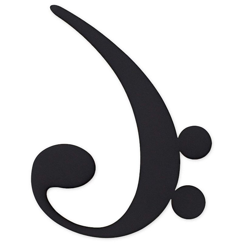 50x Musical Notes Silhouettes for Bulletin Board Decor, Black, approx. 9 inch