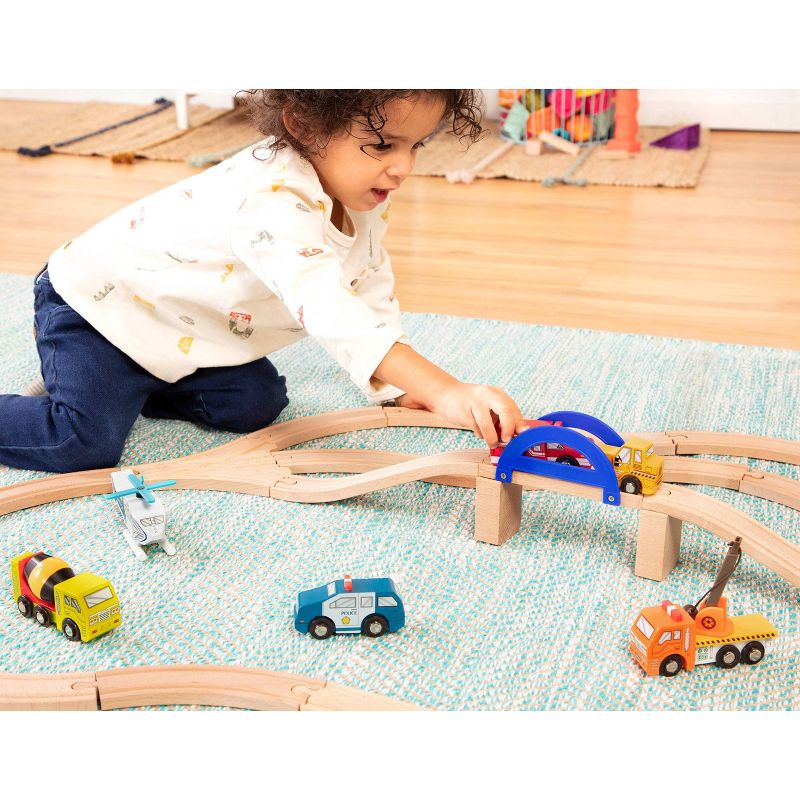 B. Toys Wooden Vehicle - 1pc - Wood & Wheels - 1 of 10 SURPRISE!