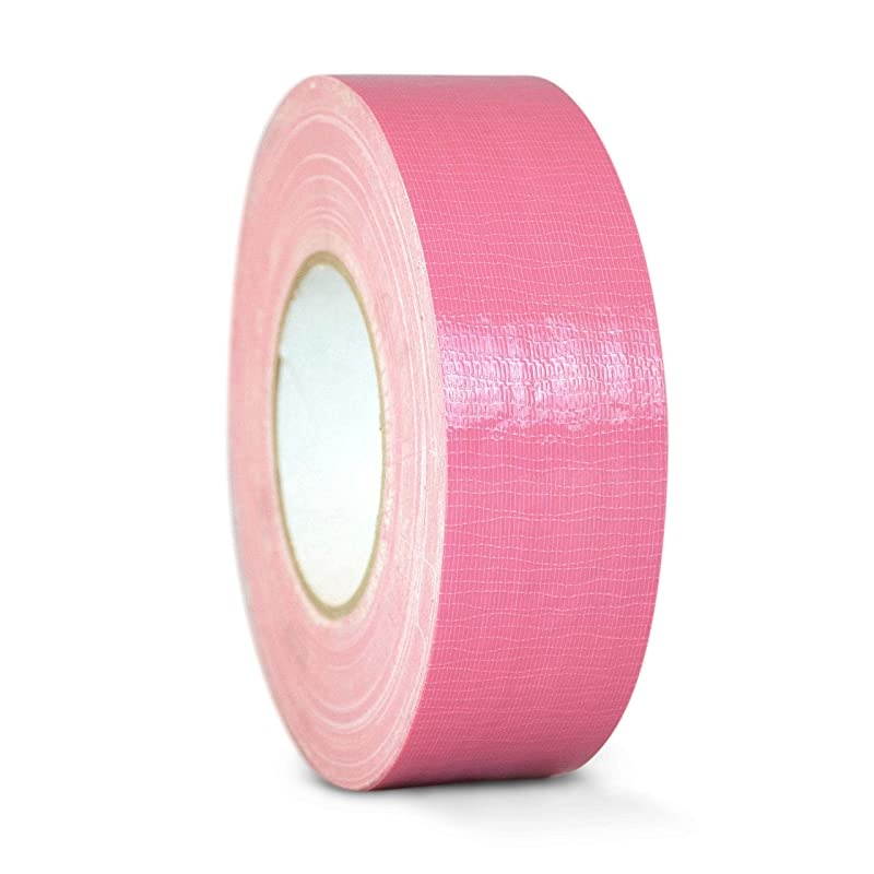 Duct Tape Pink Industrial Grade 2 in x 60 yds Waterproof UV Resistant for Crafts Home Improvement Repairs Projects Available in Multiple Colors