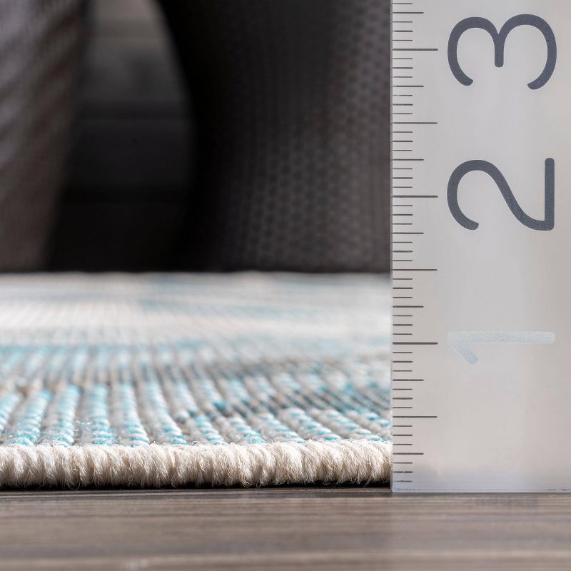 Clichy Rug 5'X5' - Navy/Beige - Safavieh