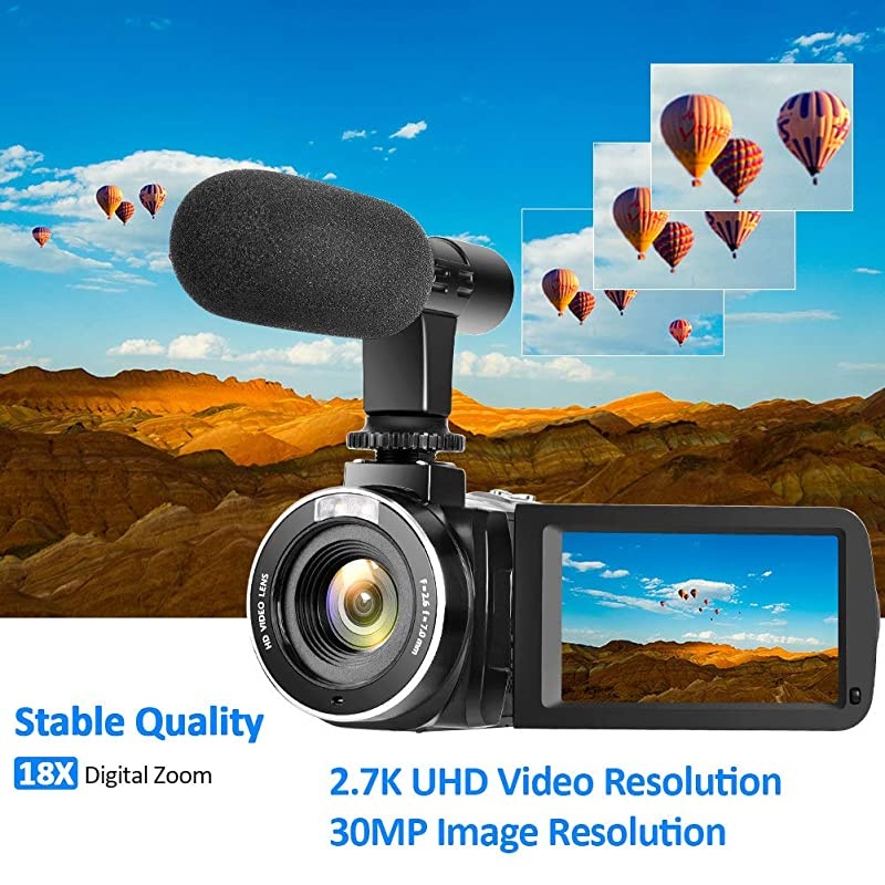 Panasonic HC-VX981K 4K UHD Camcorder with 4K Photo Wi-Fi w/Premium Acc Bundle