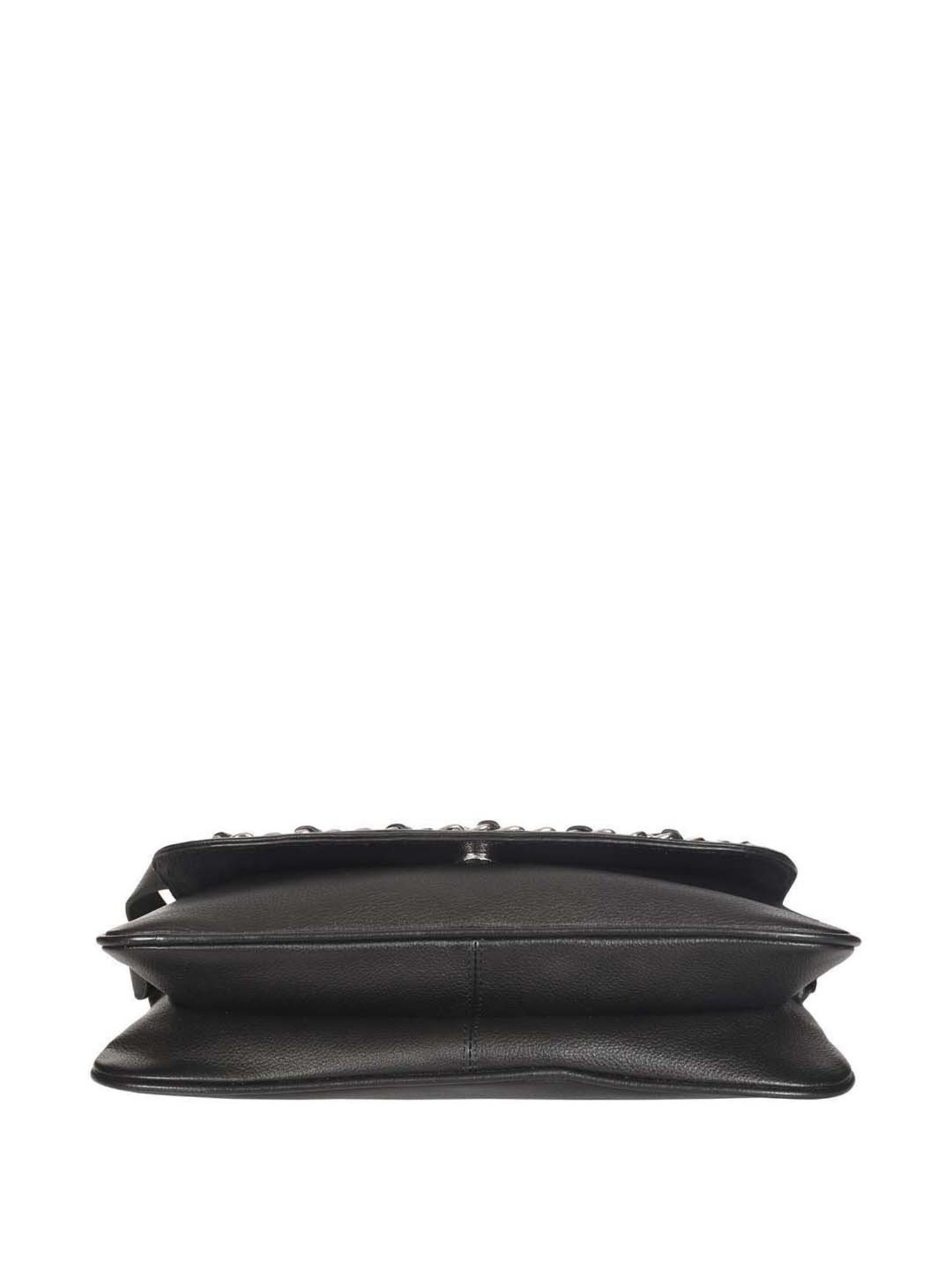 SASSORA Black Solid Medium Shoulder Bag