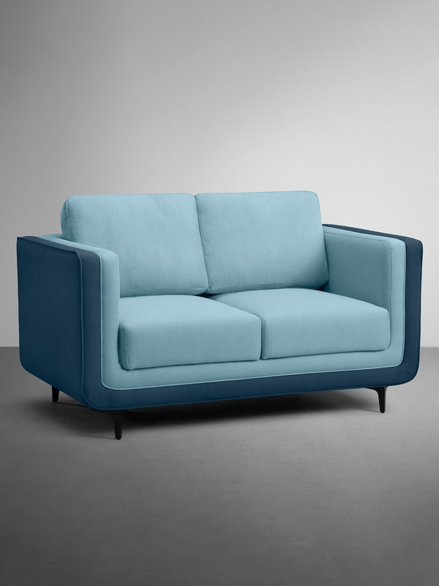 Sleepyhead Mojo Funky Blue Fabric 2 Seater Sofa