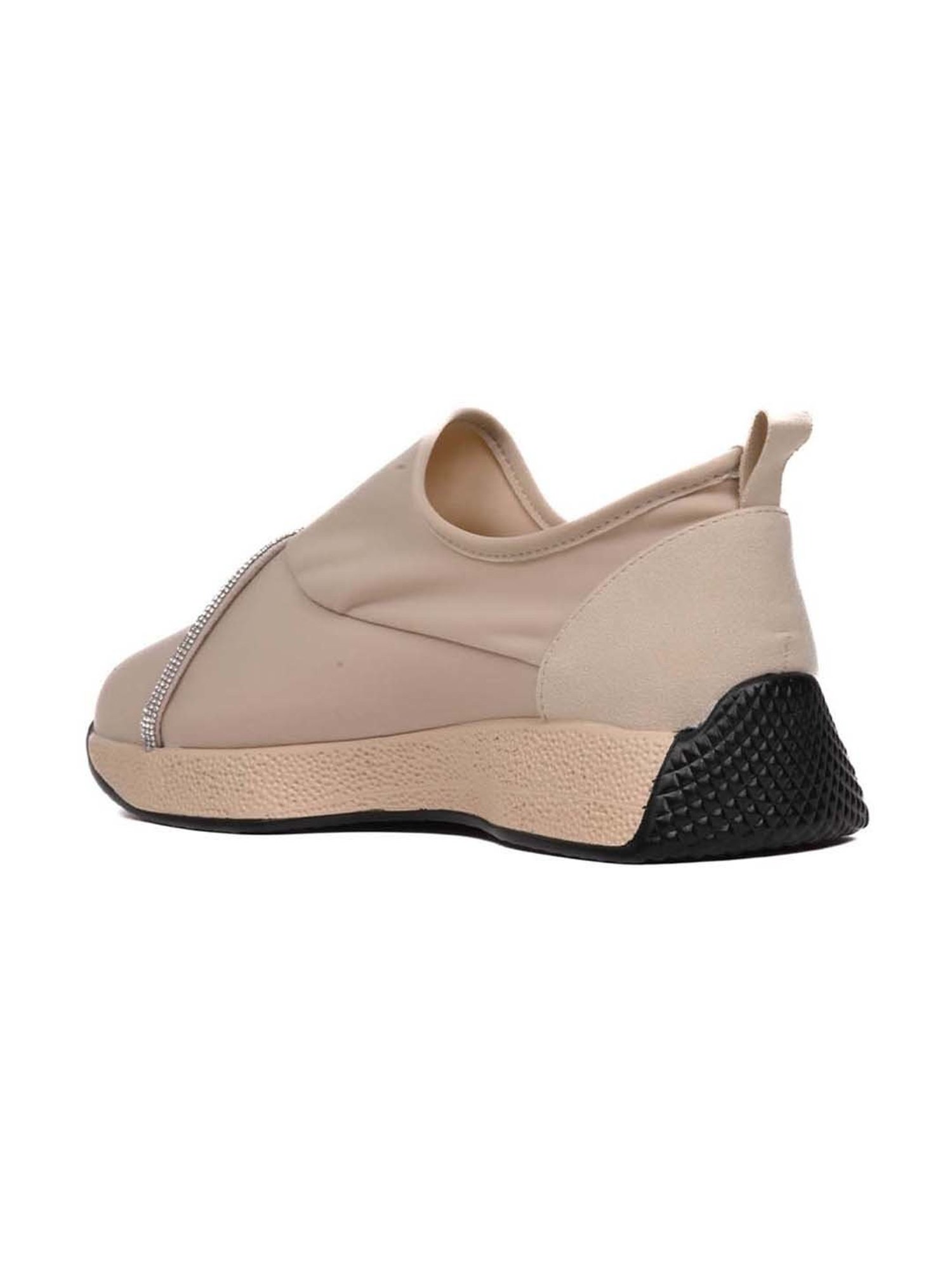 Jove Women's Beige Casual Sneakers