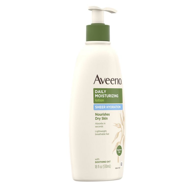 Unscented Aveeno Sheer Hydration Daily Moisturizing Lotion - 18 fl oz