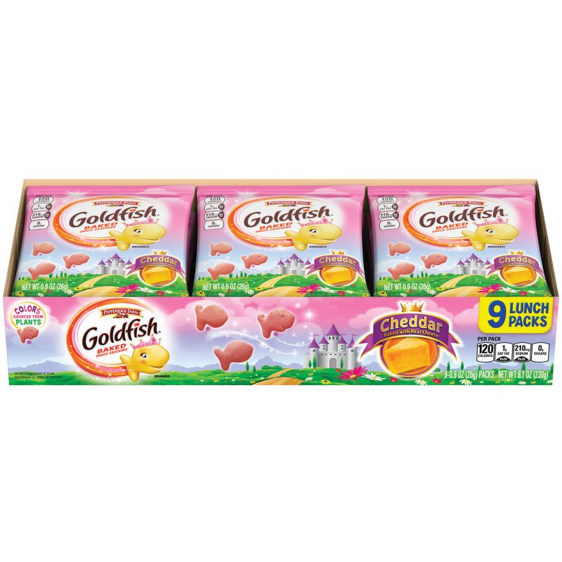 Pepperidge Farm Goldfish Princess Cheddar Crackers - .9oz/9ct