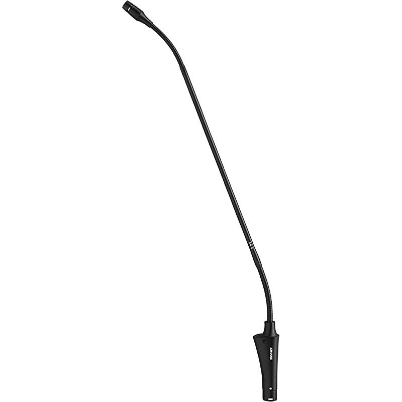 CVG18BC Gooseneck Condenser Microphone 18Inch Inline PreAmp Flange Mount Cardioid Black