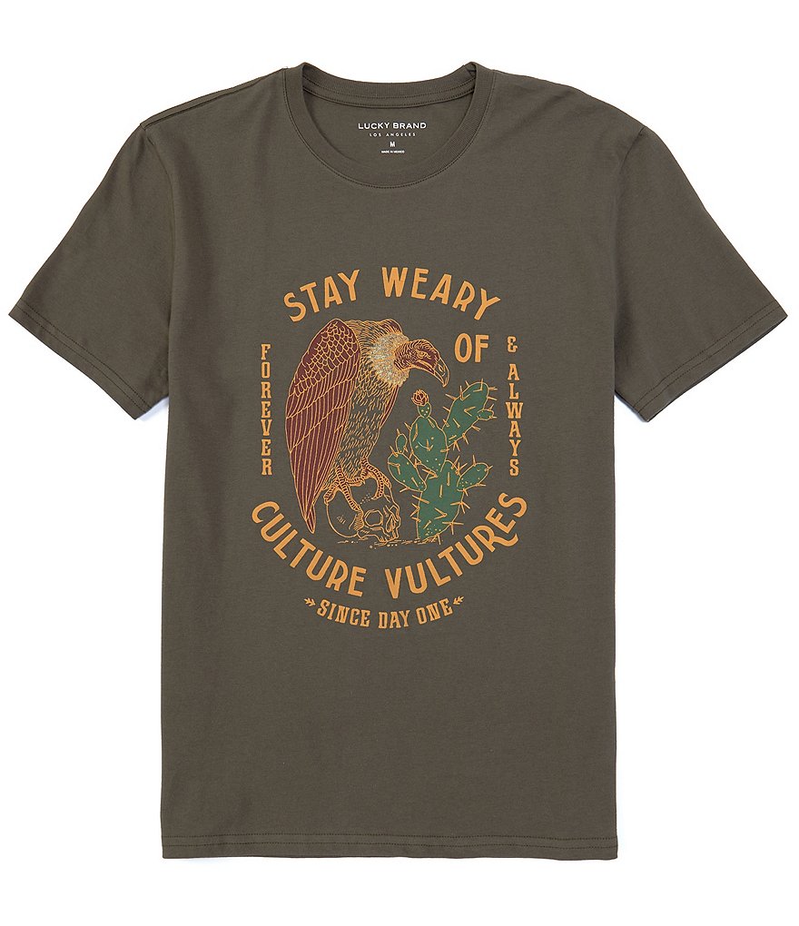 Lucky Brand Culture Vulture Graphic Short-Sleeve Tee