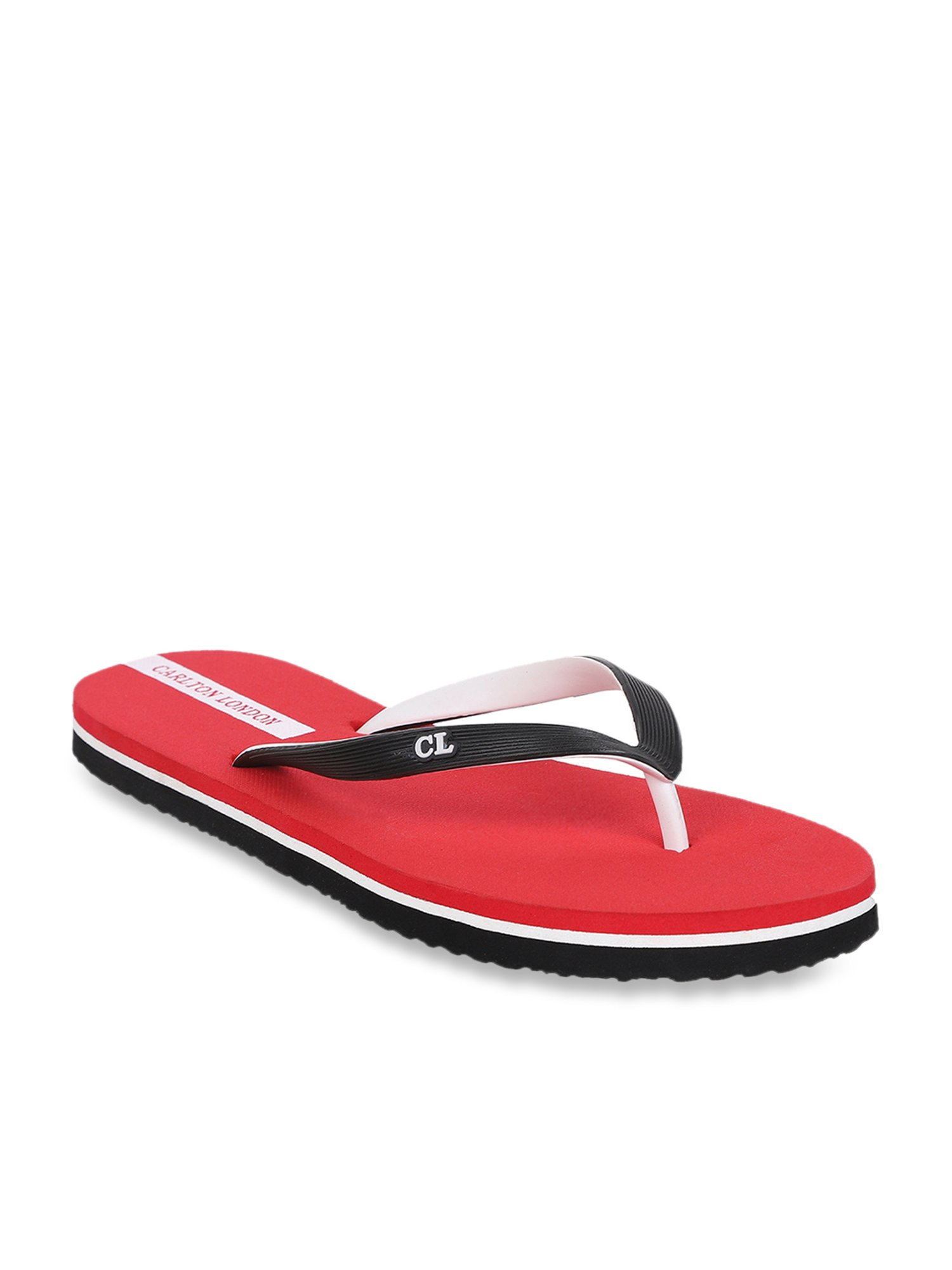 Carlton London Women's Red Flip Flops