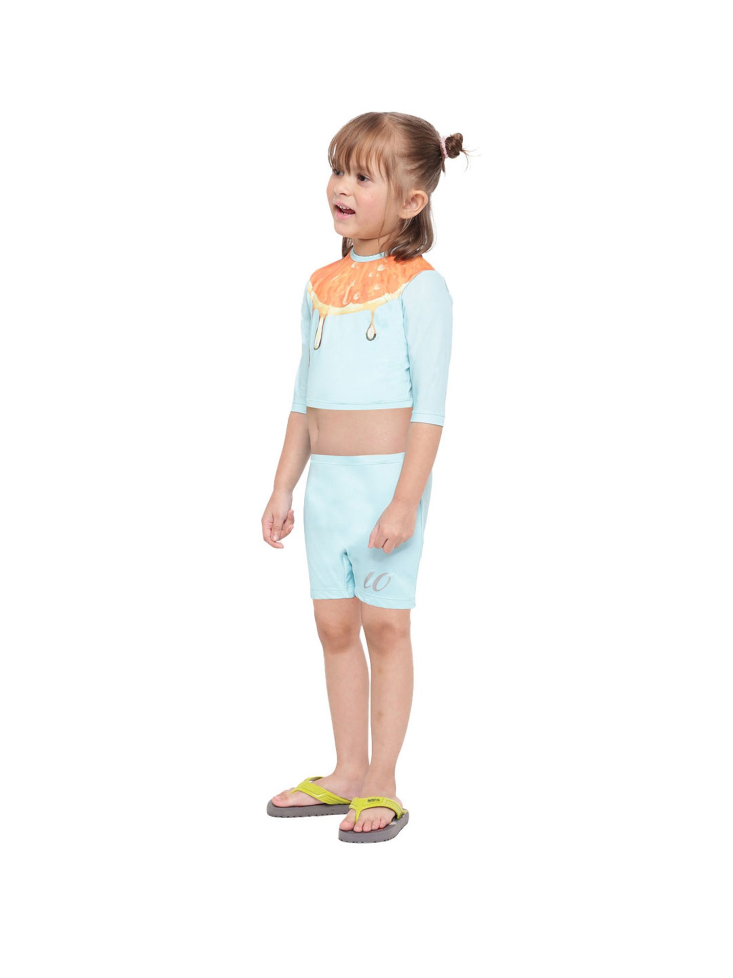 IO Kids Blue Printed Top with Shorts