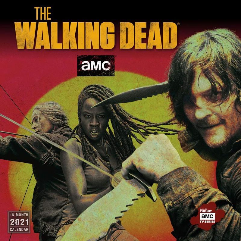 Sellers Publishing 2021 AMC The Walking Dead^A(R) 16-Month Wall Calendar AMC