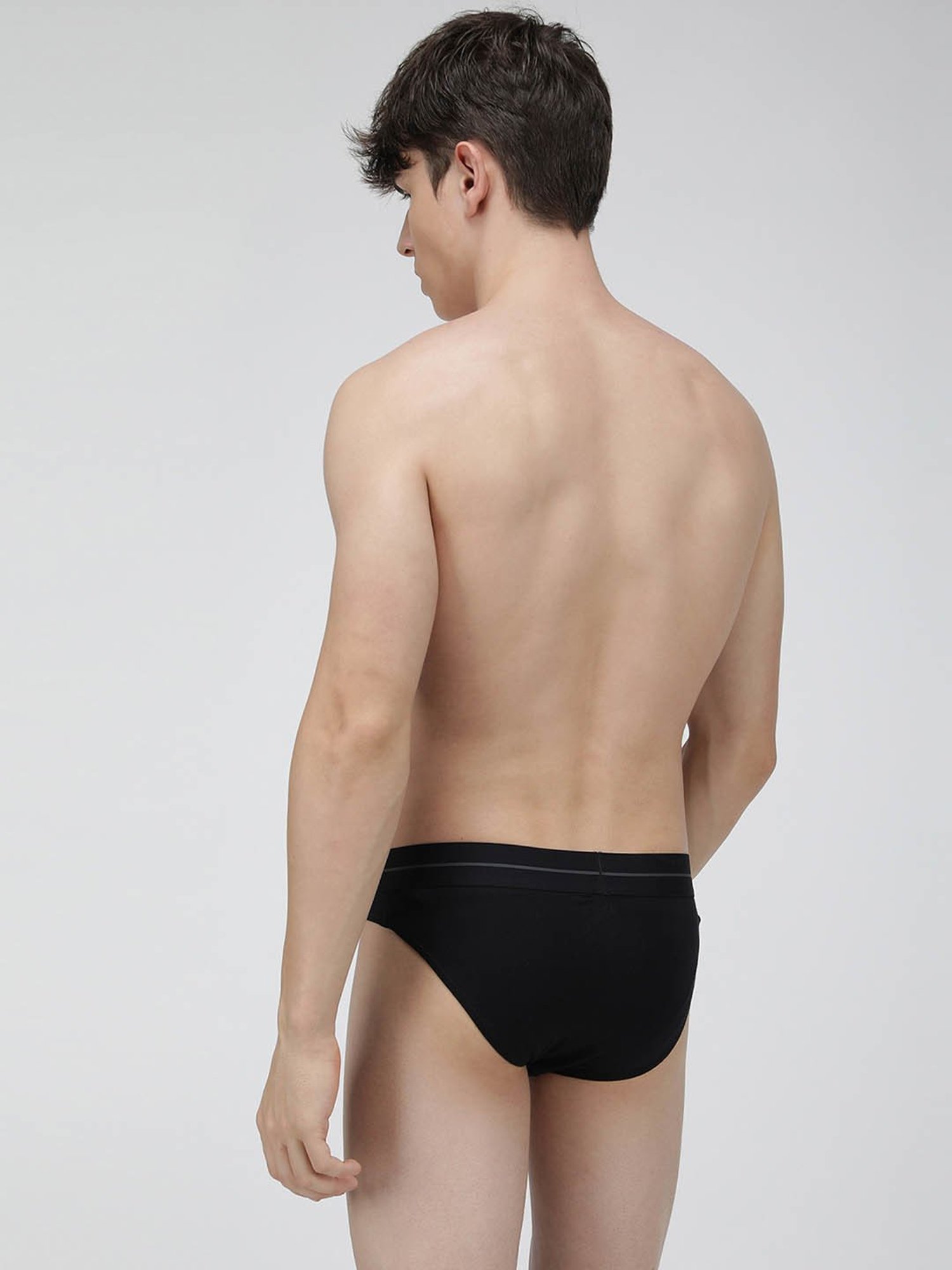Zoiro Black Regular Fit Briefs