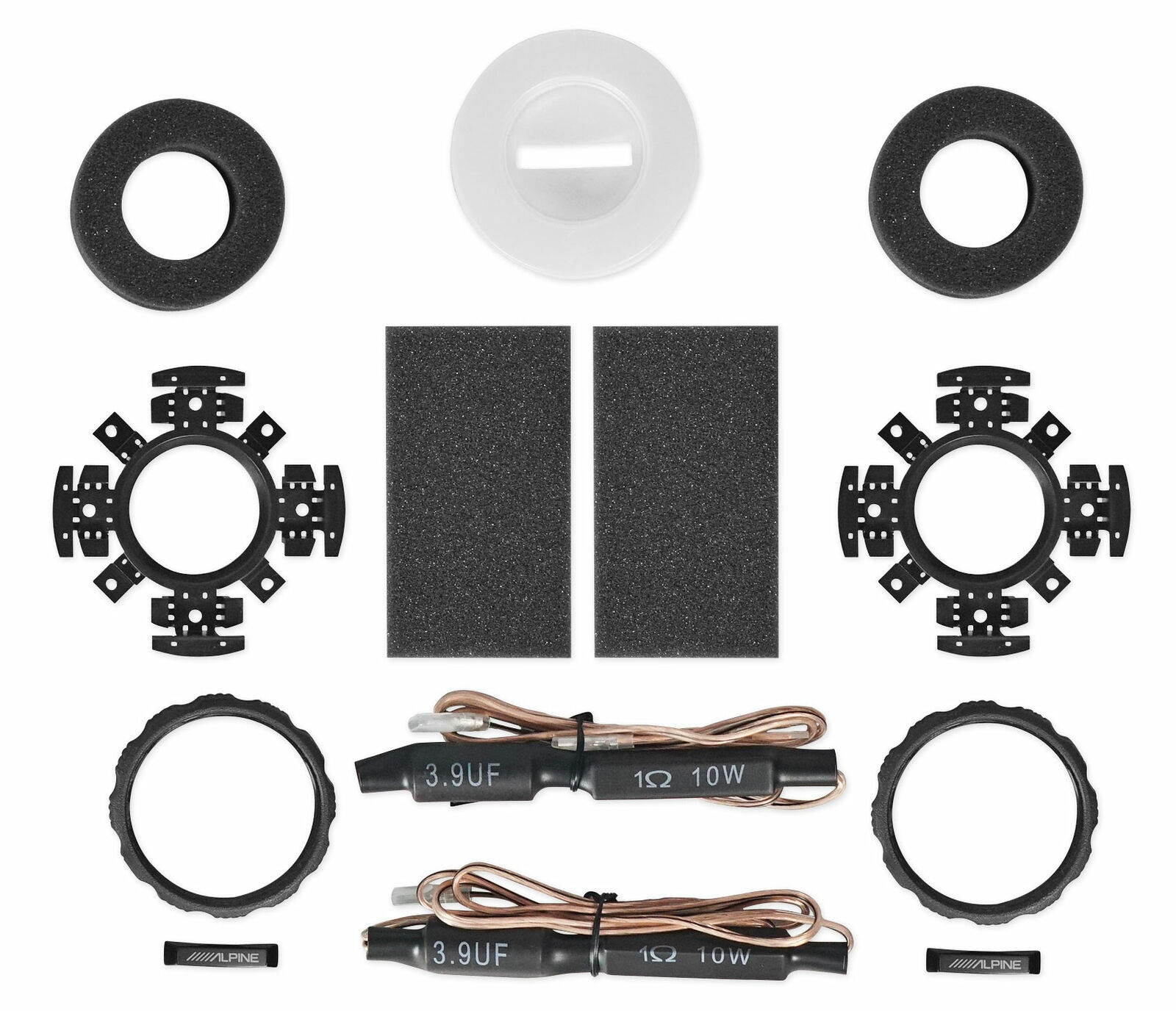 Pair   S-S10TW 240 Watt 1" Inch Silk Dome Car Audio Tweeters w/ Crossovers