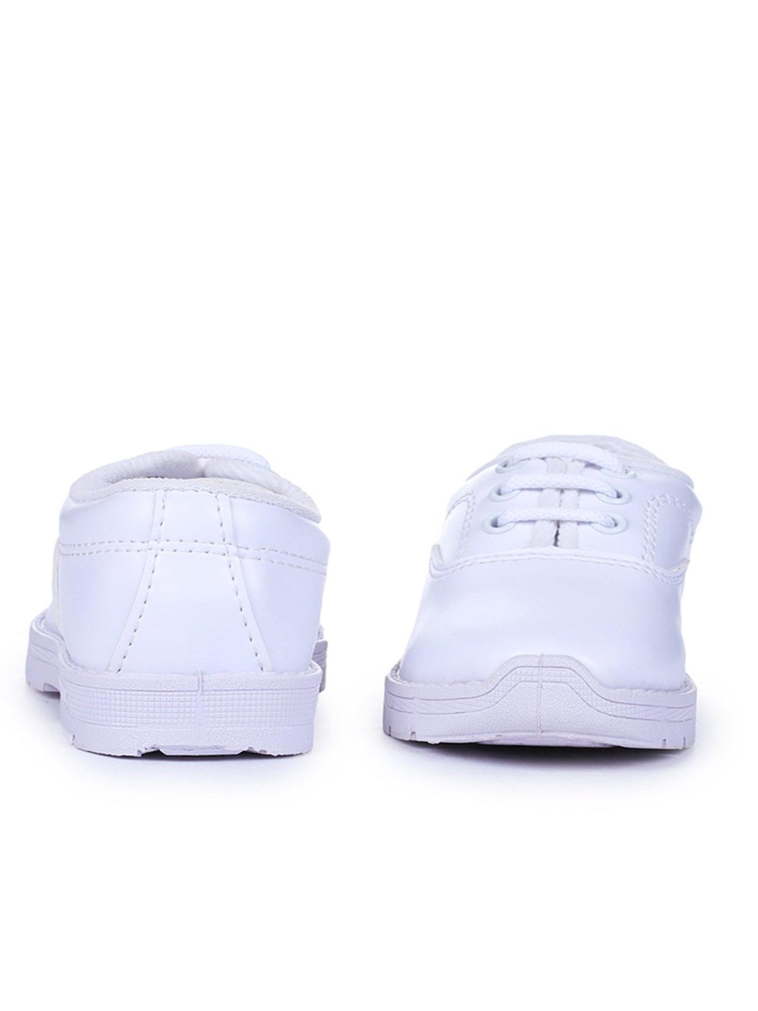 Prefect By Liberty Kids White School Shoes