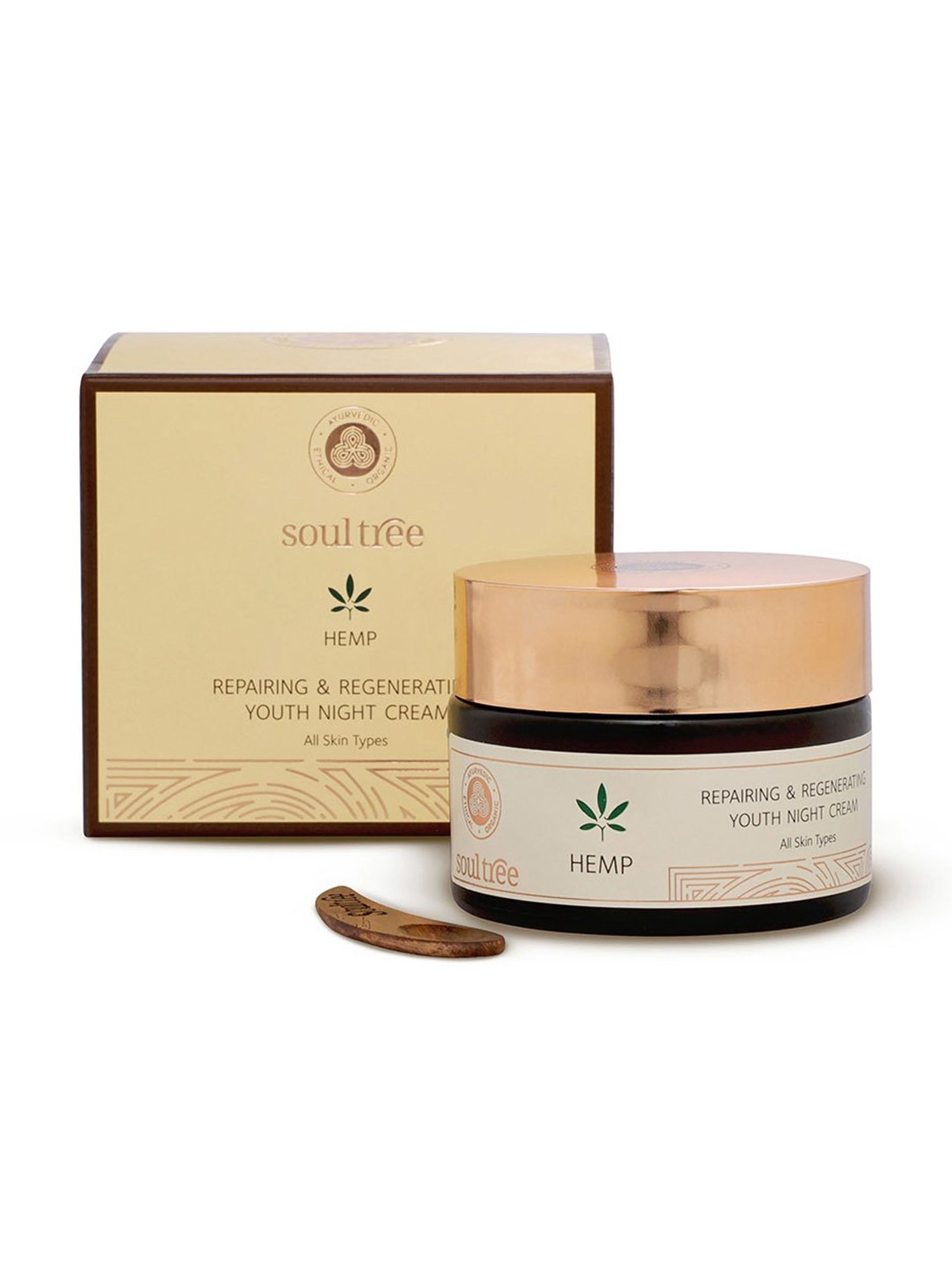 Soultree Hemp Repairing & Regenerating Youth Night Cream - 50 gm