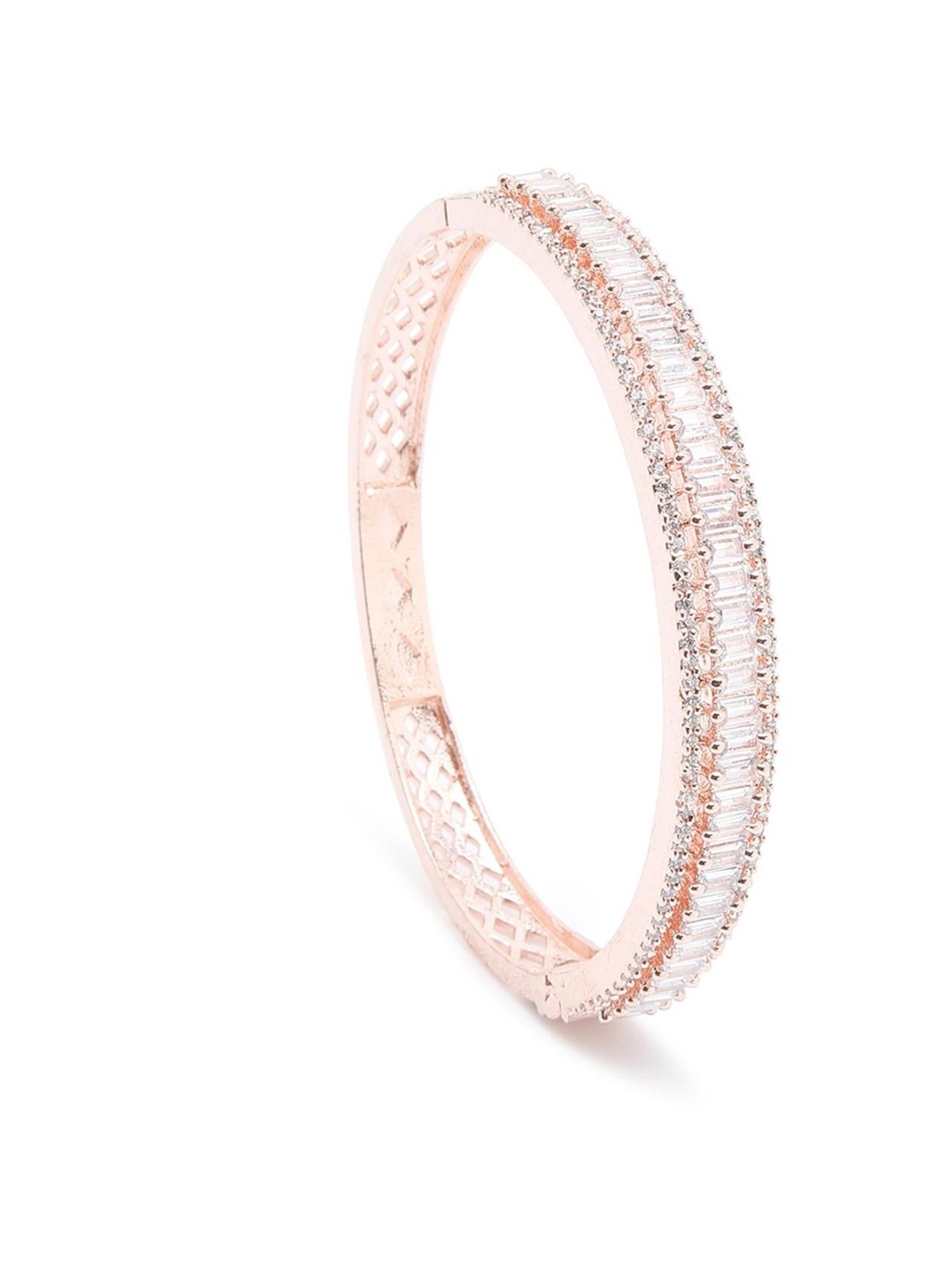 YouBella Jewellery Celebrity Inspired Gold-Plated American Diamond Classic Bracelet