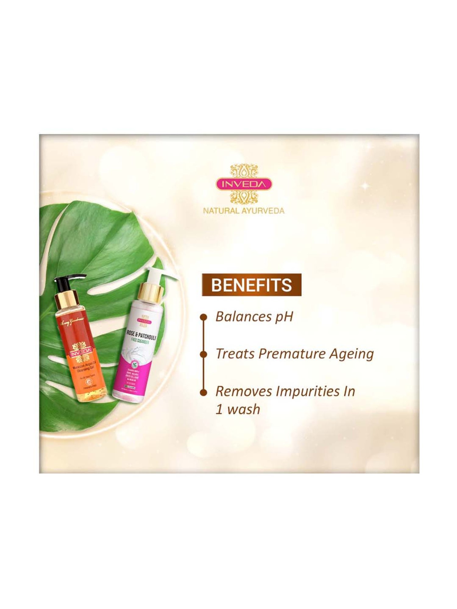 INVEDA AM-PM pH Balancer Face Wash Regimen Pack of 2 - 200 ml