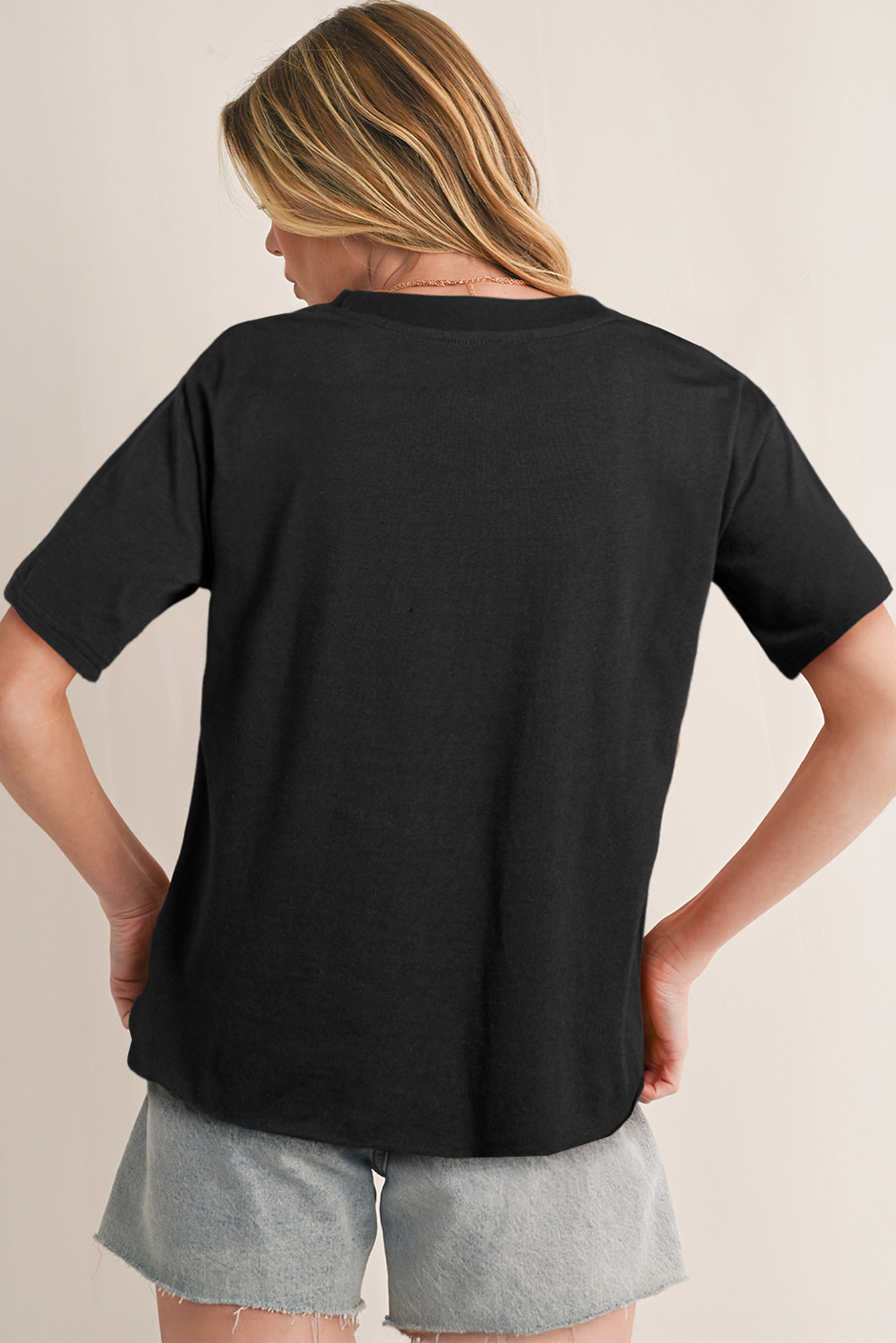 Red Cheetah Print Casual Short Sleeve Crew Neck T Shirt