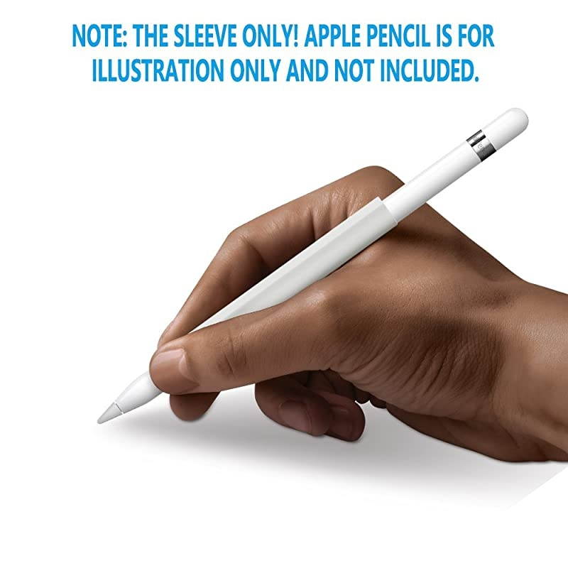 for Apple Pencil Magnetic Sleeve Soft Silicone Holder Grip for Apple iPad Pro Pencil Ivory White Apple Pencil Not Included