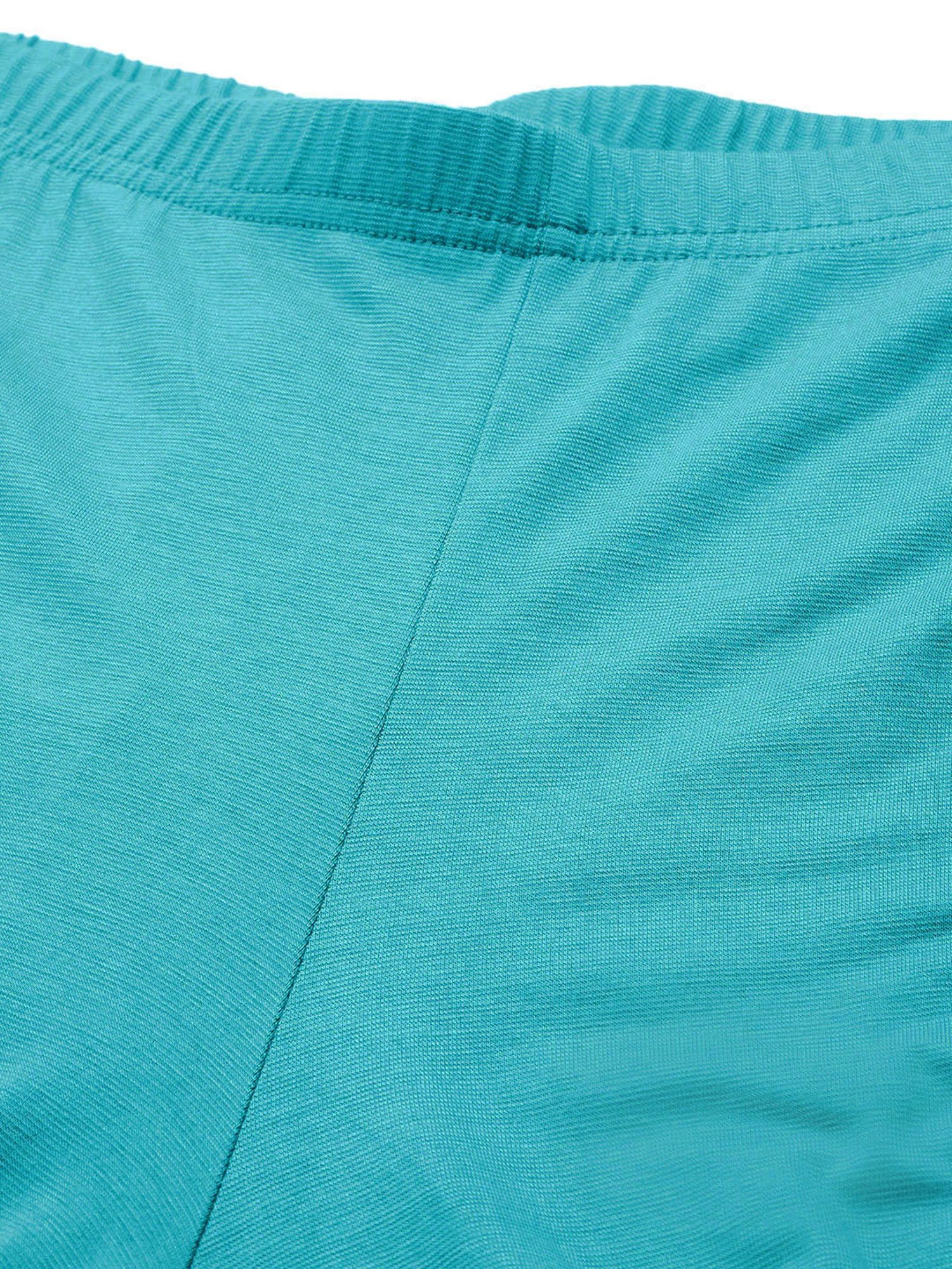 theRebelinme Turquoise High Rise Palazzos