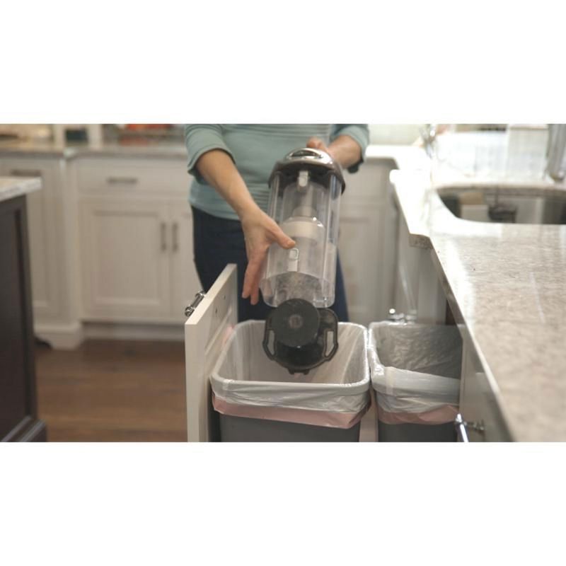 Shark QU202Q DuoClean Lift Away Speed Bagless Upright HEPA Vacuum Cleaner w/ Self Cleaning Brush for Carpet & Hard Floors, Blue(Certified Refurbished)