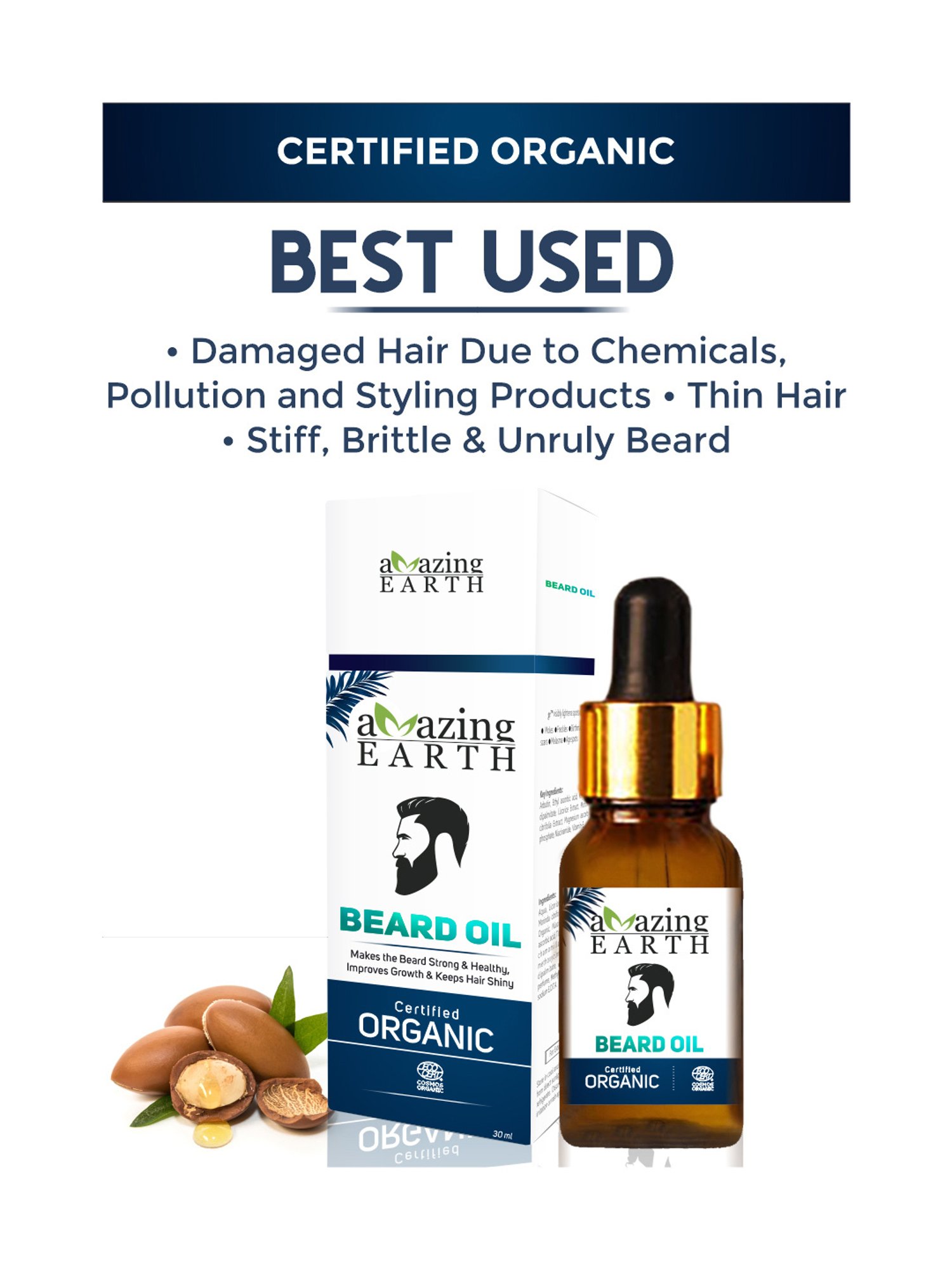 Amazing Earth Beard Oil - 50 gm